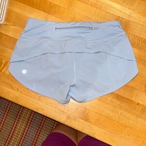 lululemon athletica light blue shorts